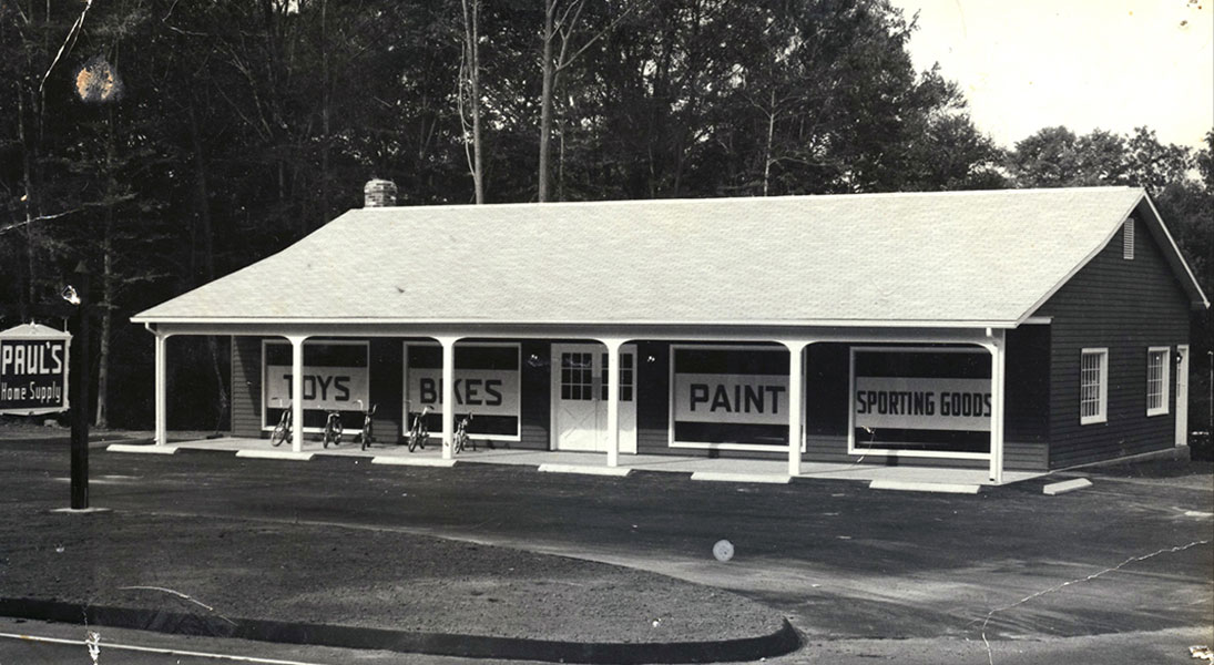 Paul upgraded his storefront in 1970 when he and his wife Sandy opened Paul’s Home Supply.